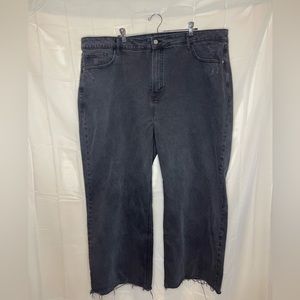 Old navy black distressed jean